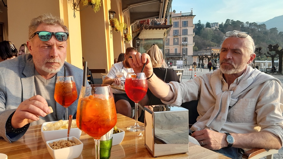 Bellagio z drinkiem